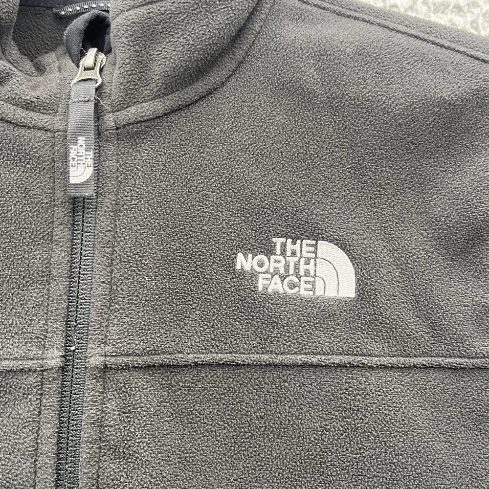 North Face Windwall Jacket Youth Boys Small Black Fleece Outdoor Gorpcore Preppy